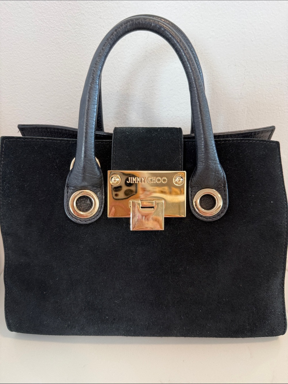 Jimmy Choo Riley Suede Tote